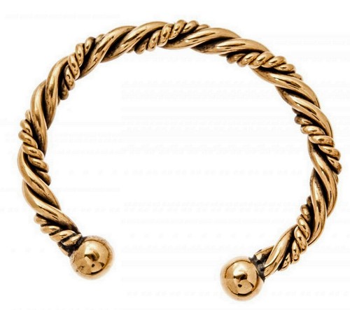 Bronze wikinger armspange - bronze,