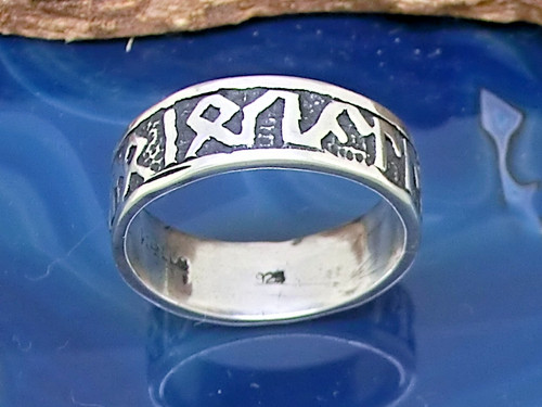 Runen ring 925 sterling - runen,