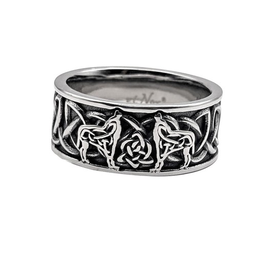 Keltischer wolf ring - keltischer,