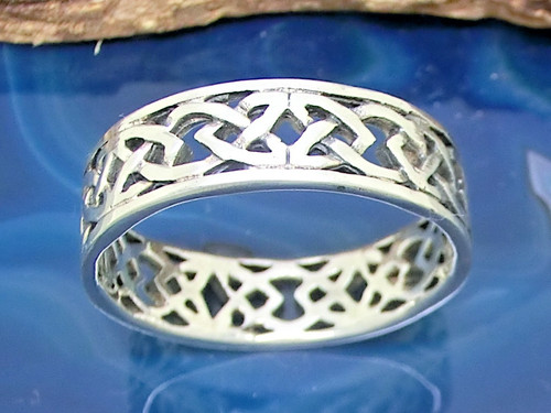 Keltischer knoten ring - knoten, 925