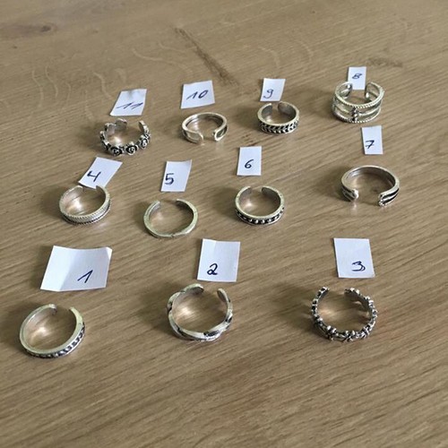 Zehenring silberfarben - zehenring,