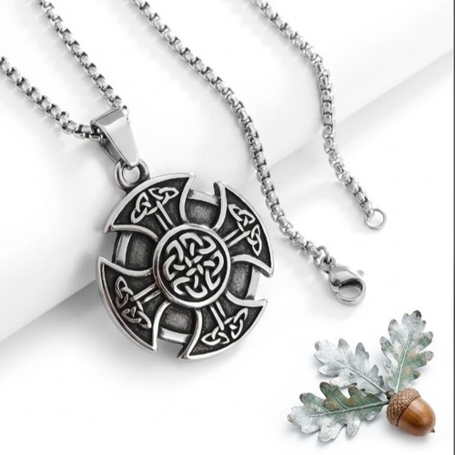 Keltisches sonnenkreuz kette - keltisches,
