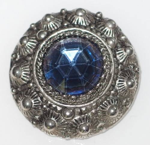 Distel strass kelten - strass, brosche